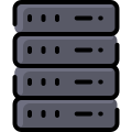 external server-internet-security-vitaliy-gorbachev-lineal-color-vitaly-gorbachev icon