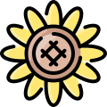 external sunflower-flowers-vitaliy-gorbachev-lineal-color-vitaly-gorbachev icon