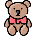 external teddy-bear-children-toys-vitaliy-gorbachev-lineal-color-vitaly-gorbachev icon