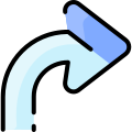 external turn-right-arrows-vitaliy-gorbachev-lineal-color-vitaly-gorbachev icon