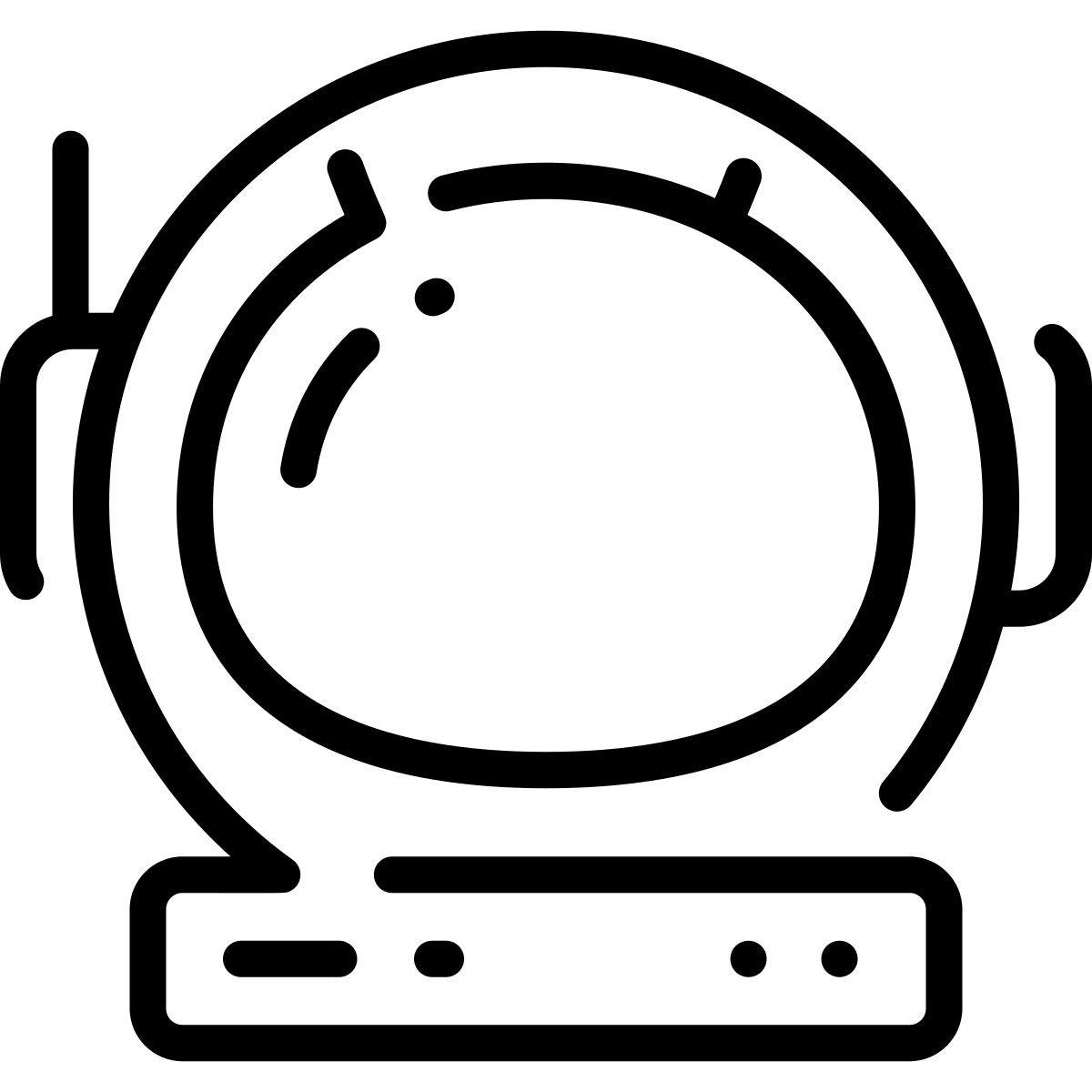 astronaut helmet icon