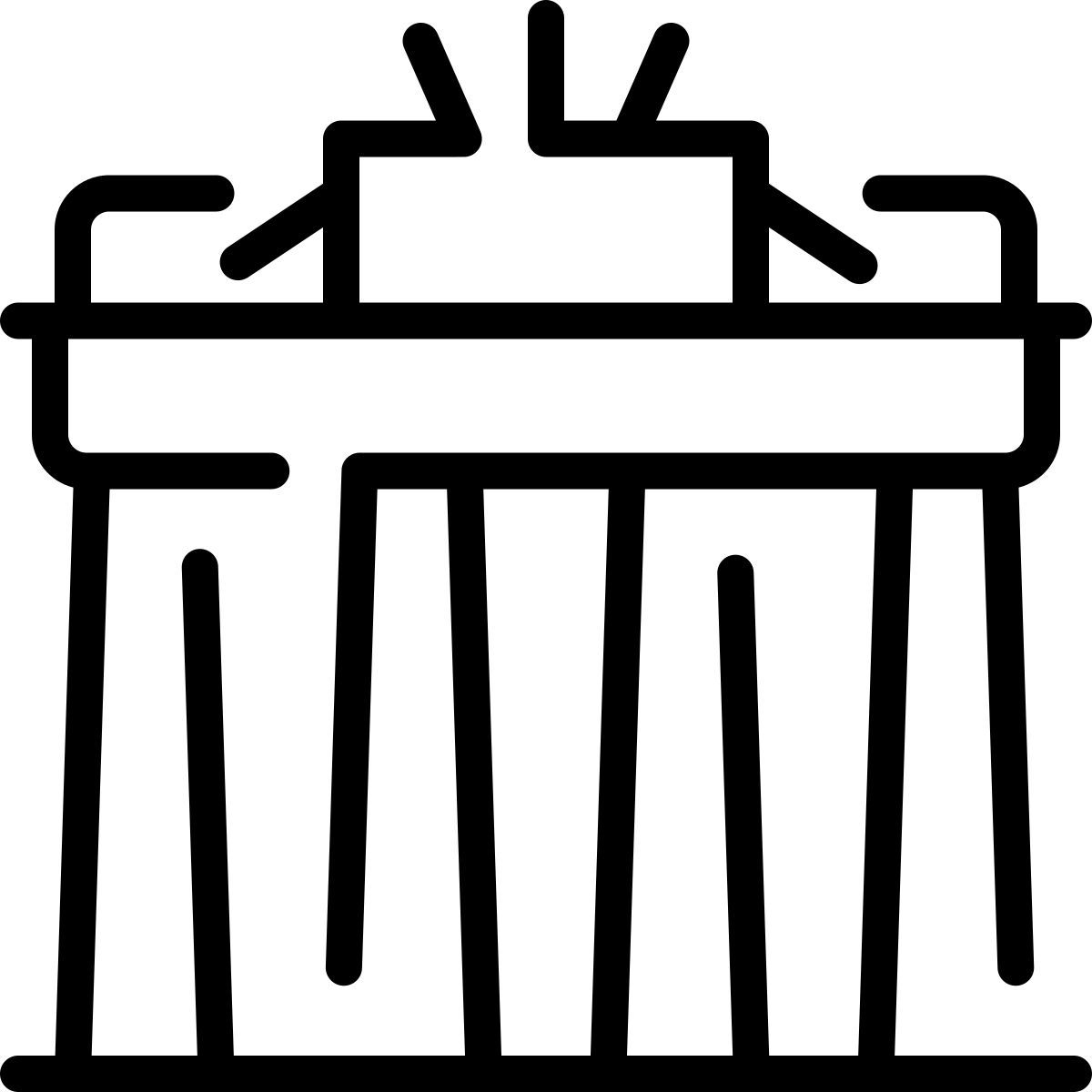 brandenburg gate icon