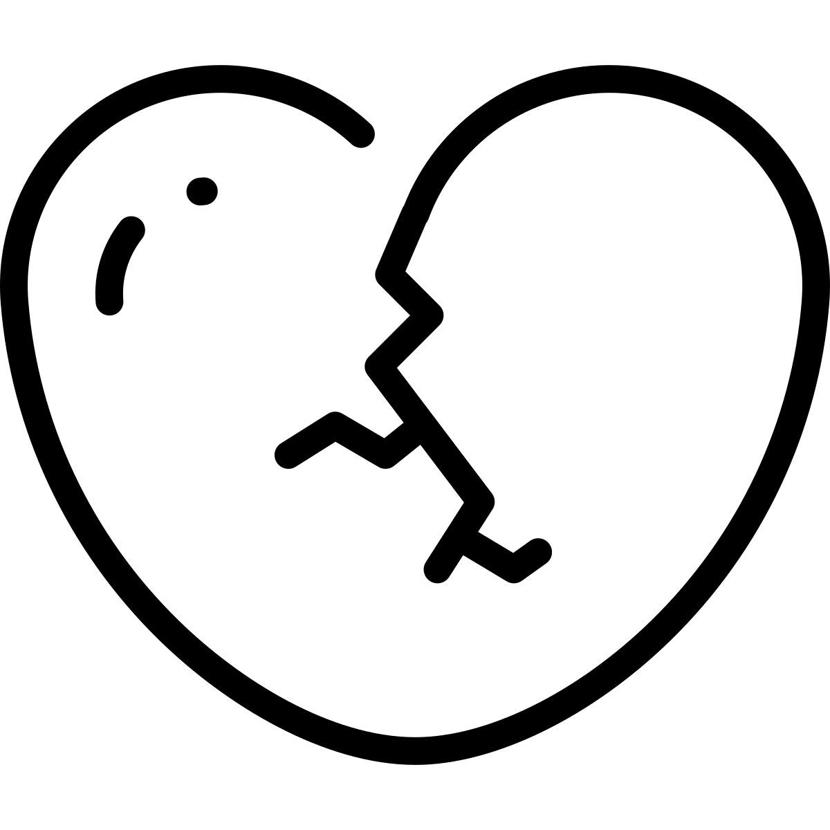 broken heart icon