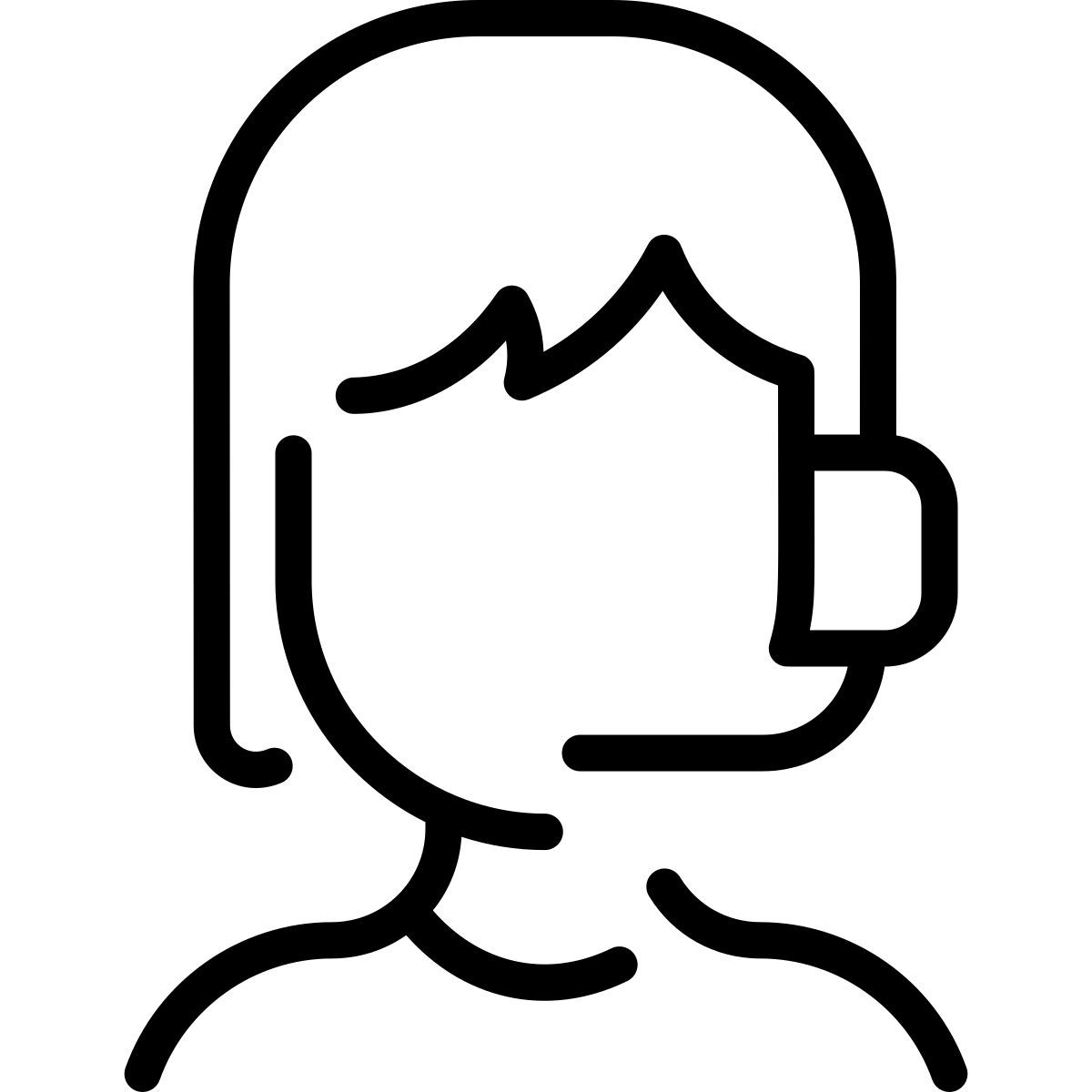 agente del call center icon