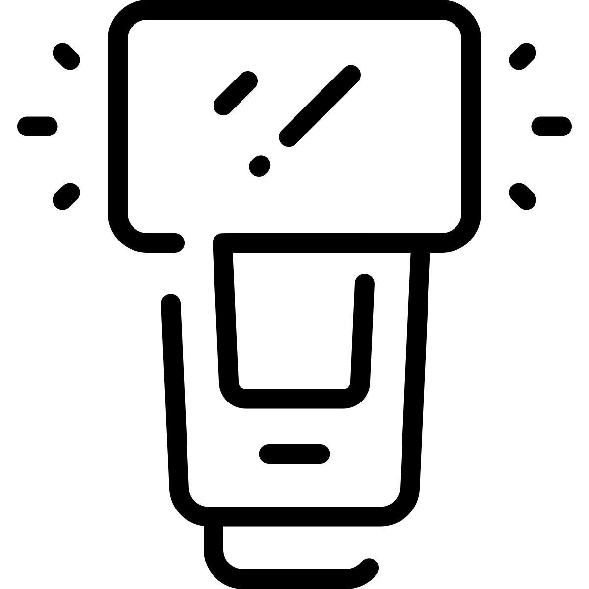 camera flash icon