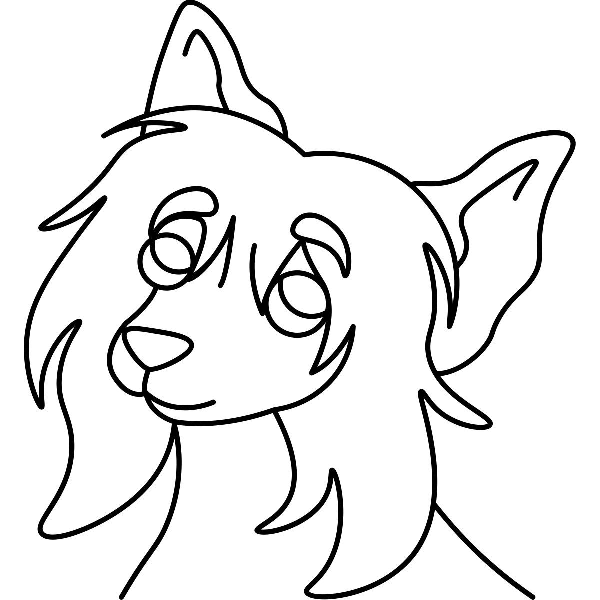 chinese crested icon