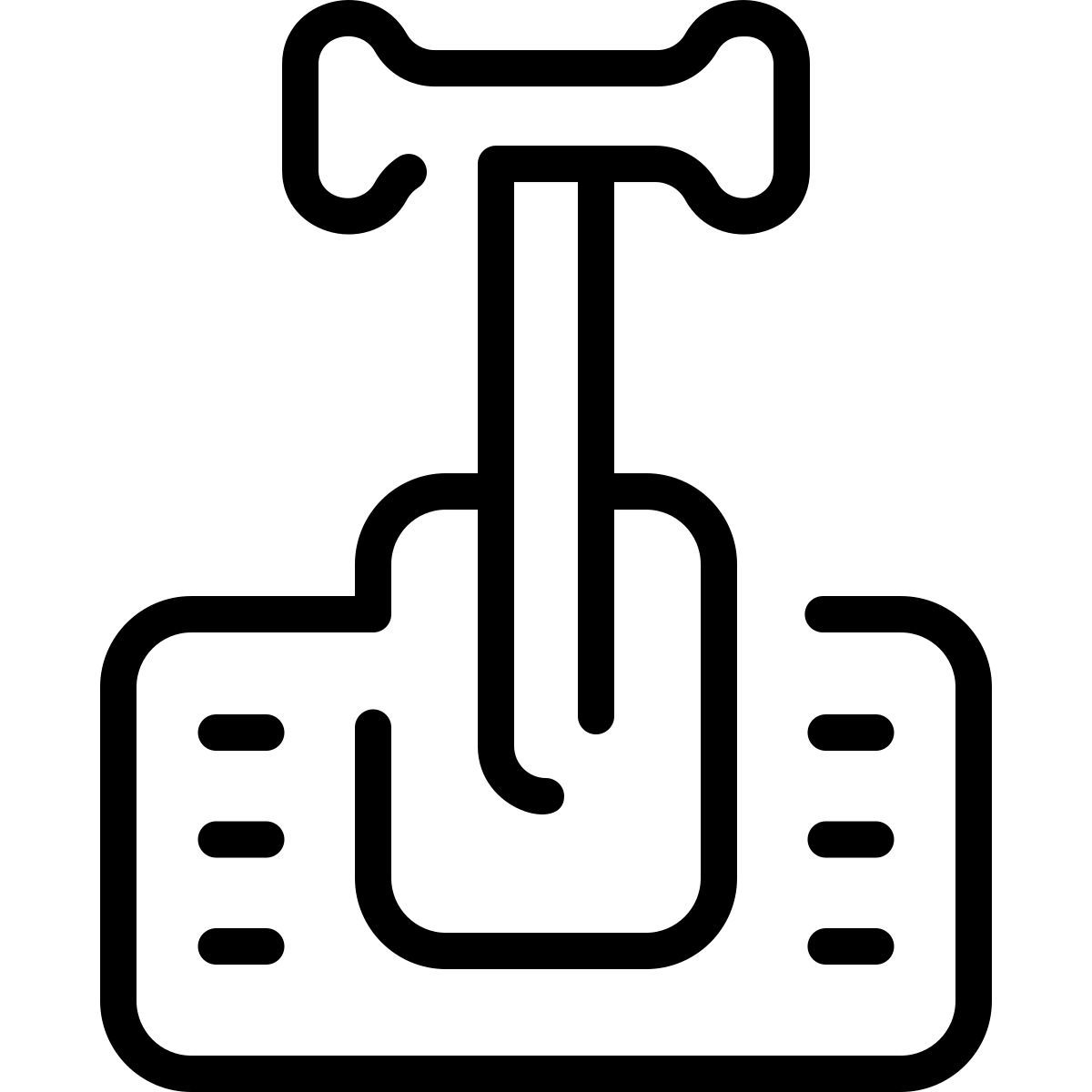 control lever icon