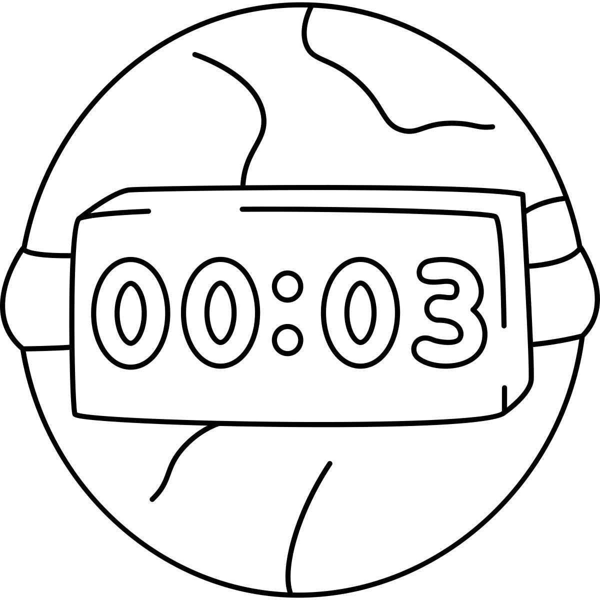 external countdown earth hour vitaliy gorbachev lineal vitaly gorbachev icon