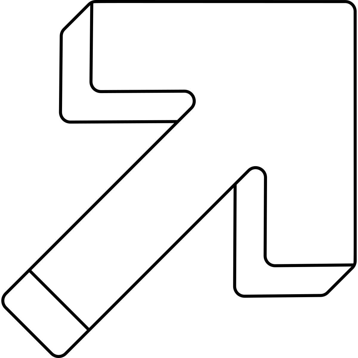 diagonal arrow icon