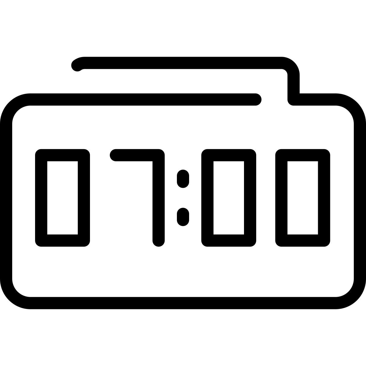 orologio digitale icon