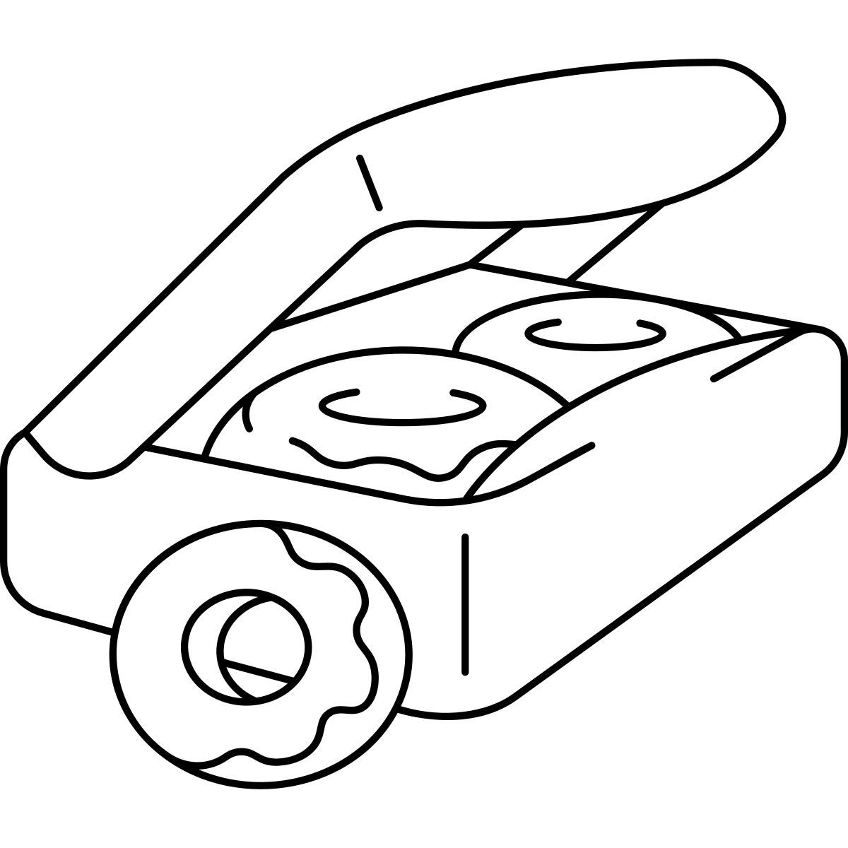 contenitore per ciambelle icon