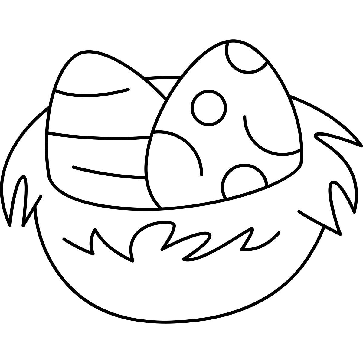 easter nest icon