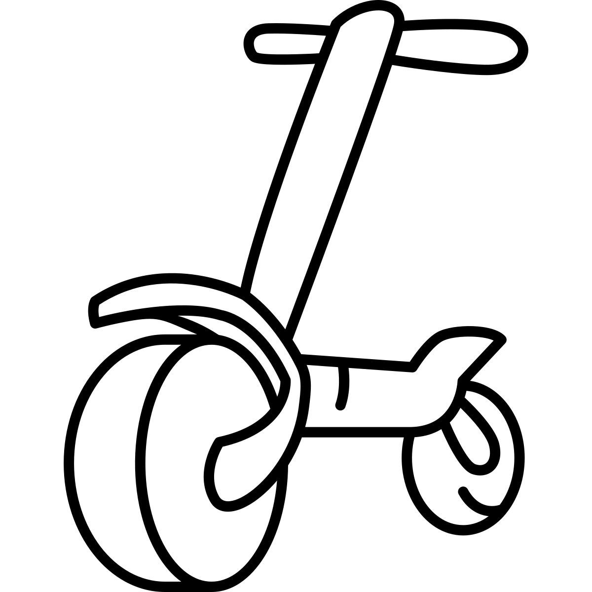 electric scooter icon