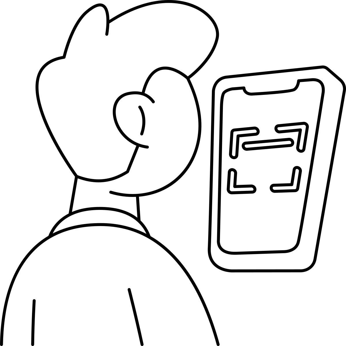 face scan icon