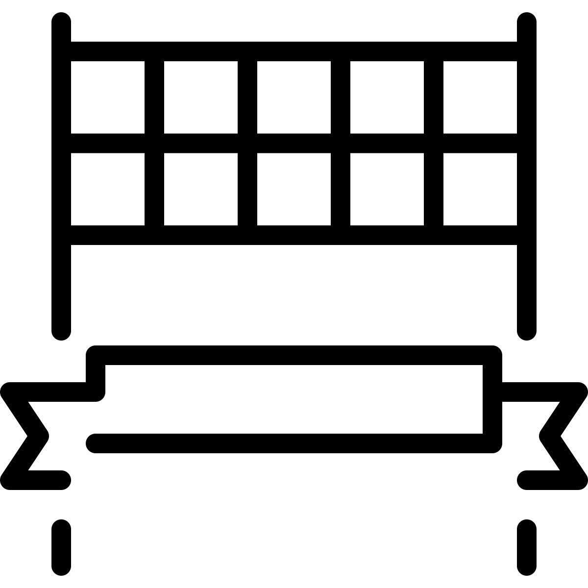 línea de meta icon
