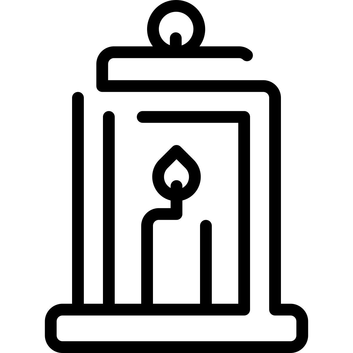 lámpara de fuego icon