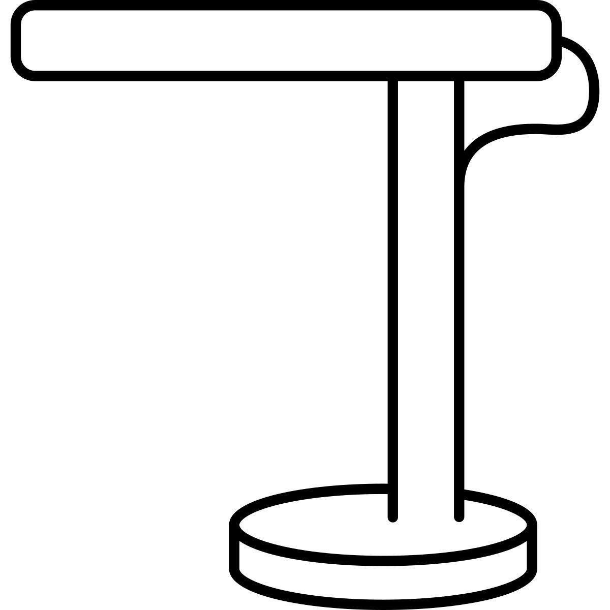desk lamp icon