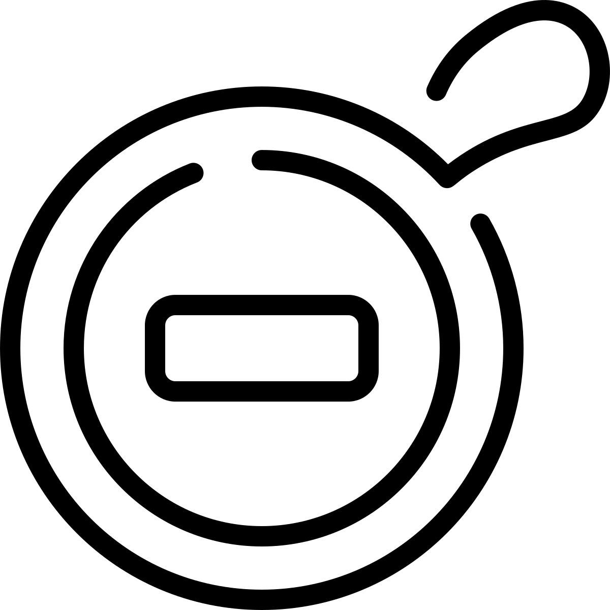 bouchon d'objectif icon