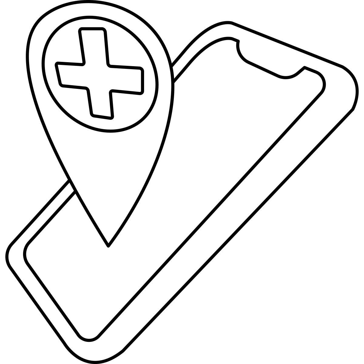 hospital location icon