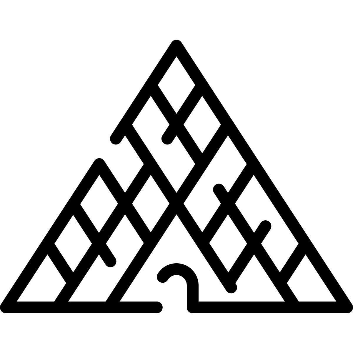 pyramide du louvre icon