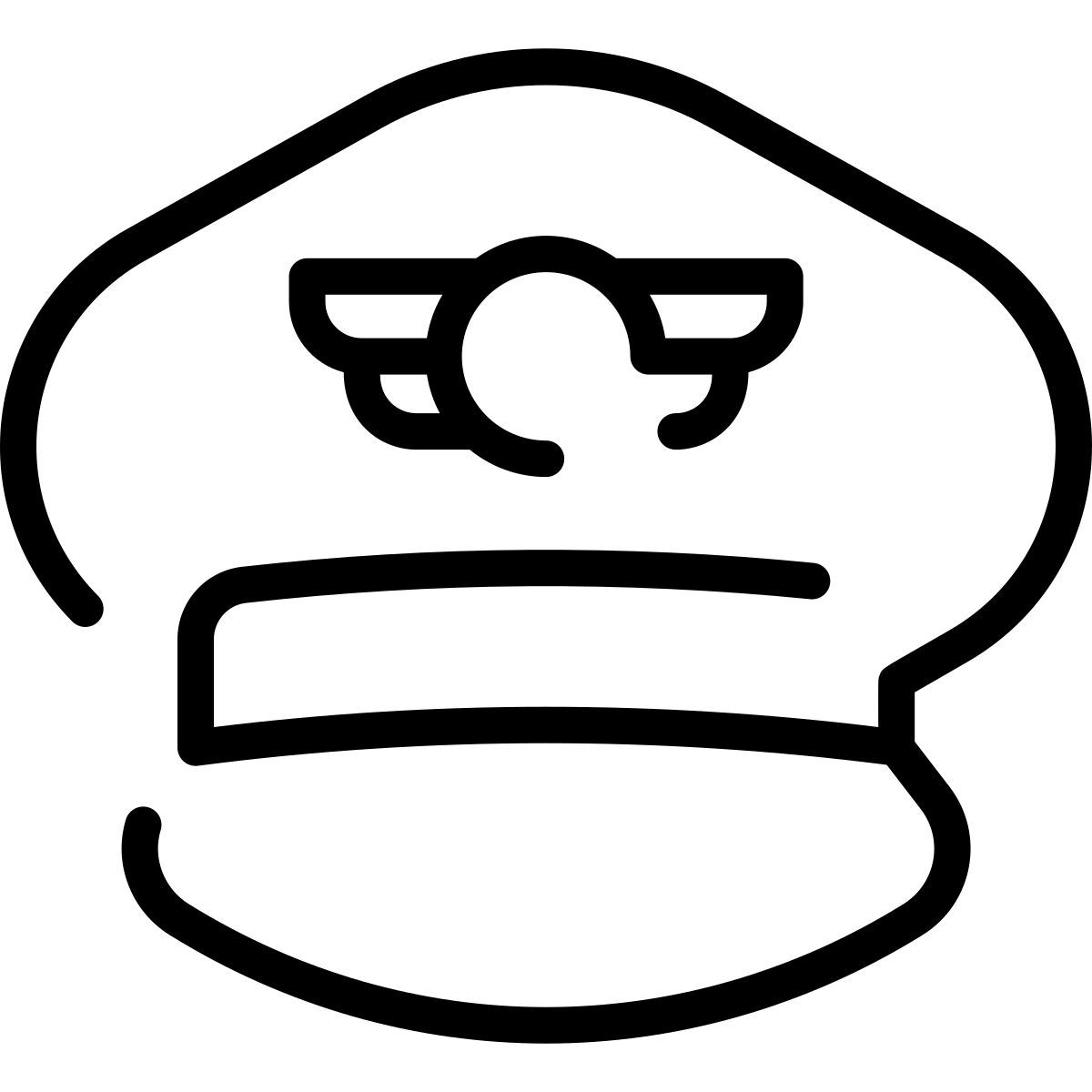 chapeau de pilote icon