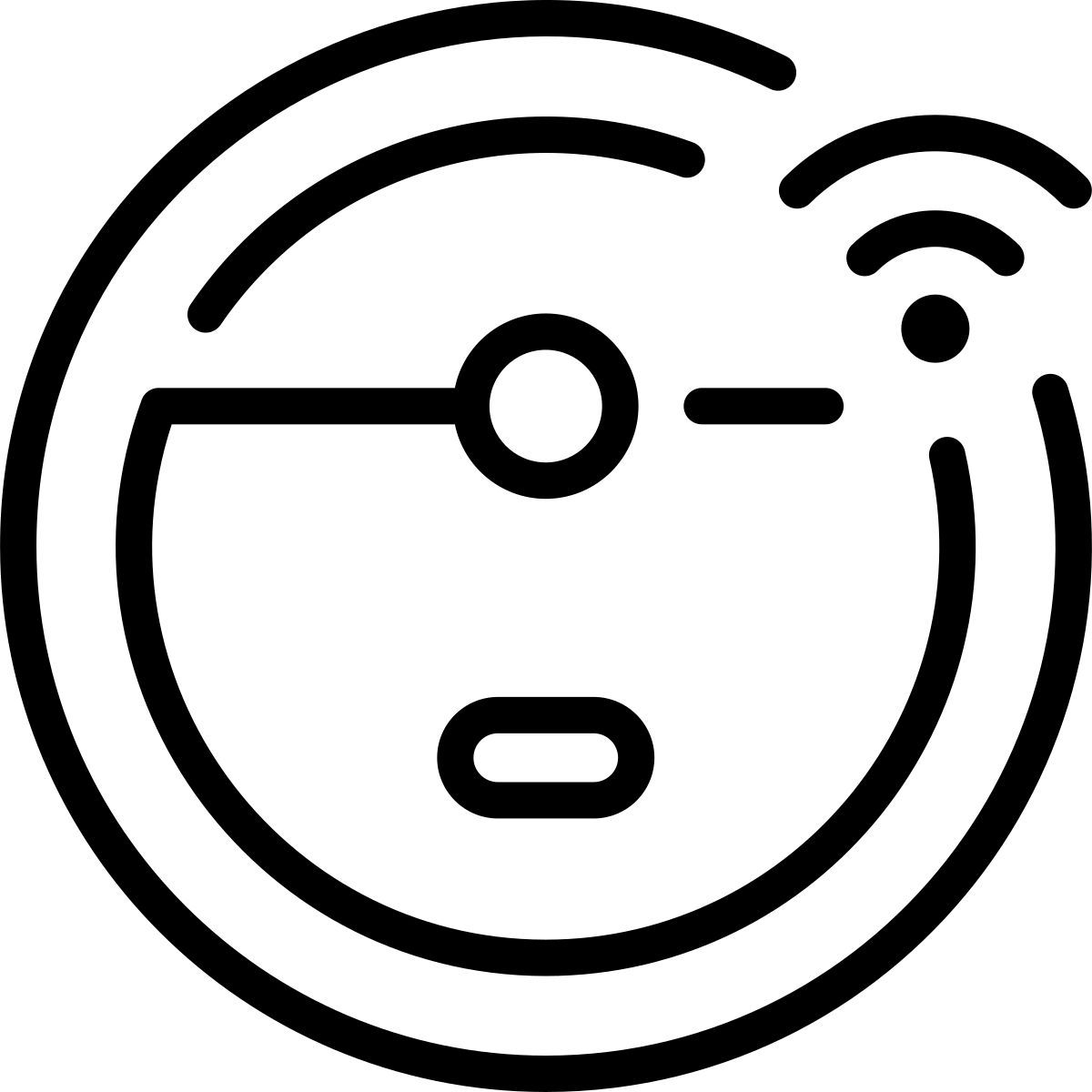 robot vacuum cleaner icon