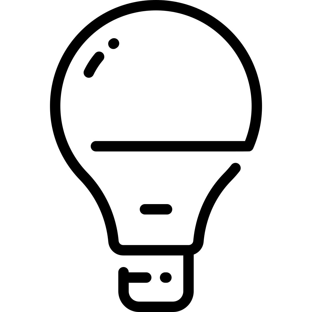 smart bulb icon