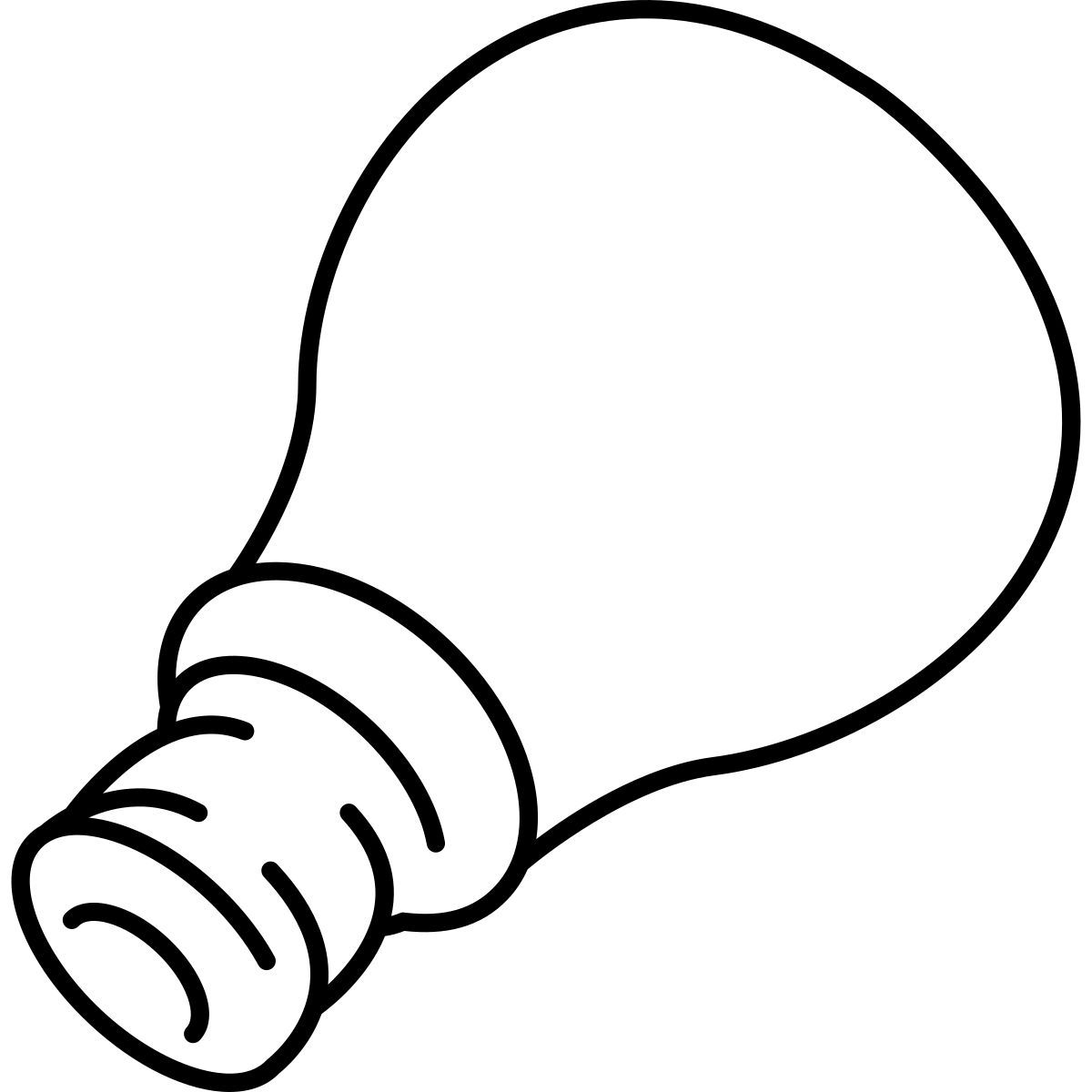 smart led bulb icon