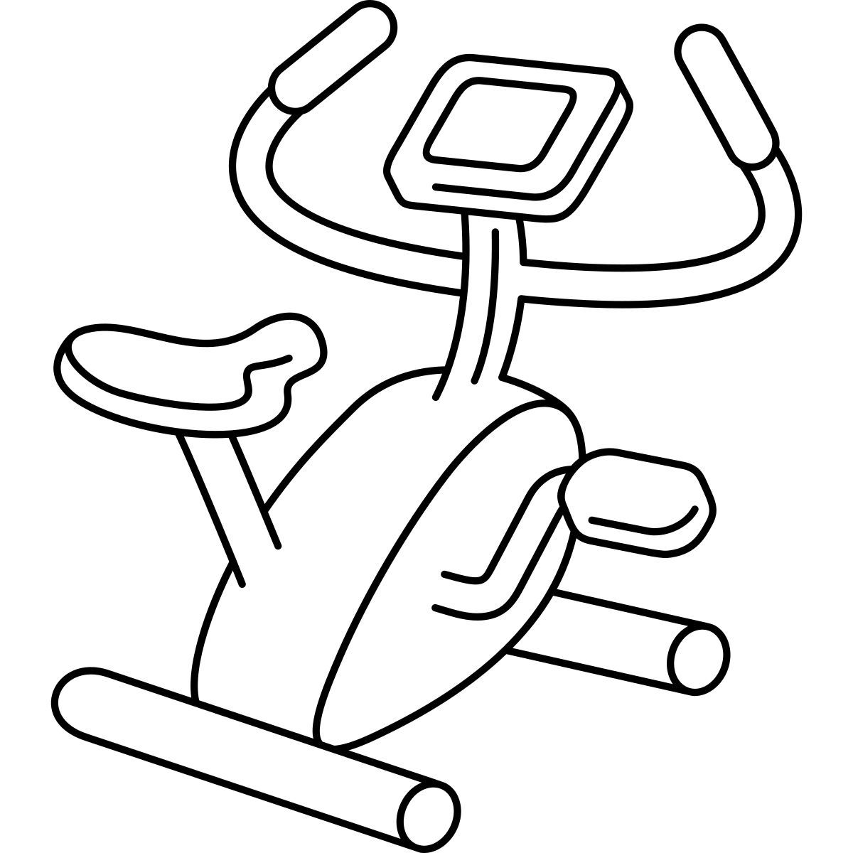 stationary bike icon
