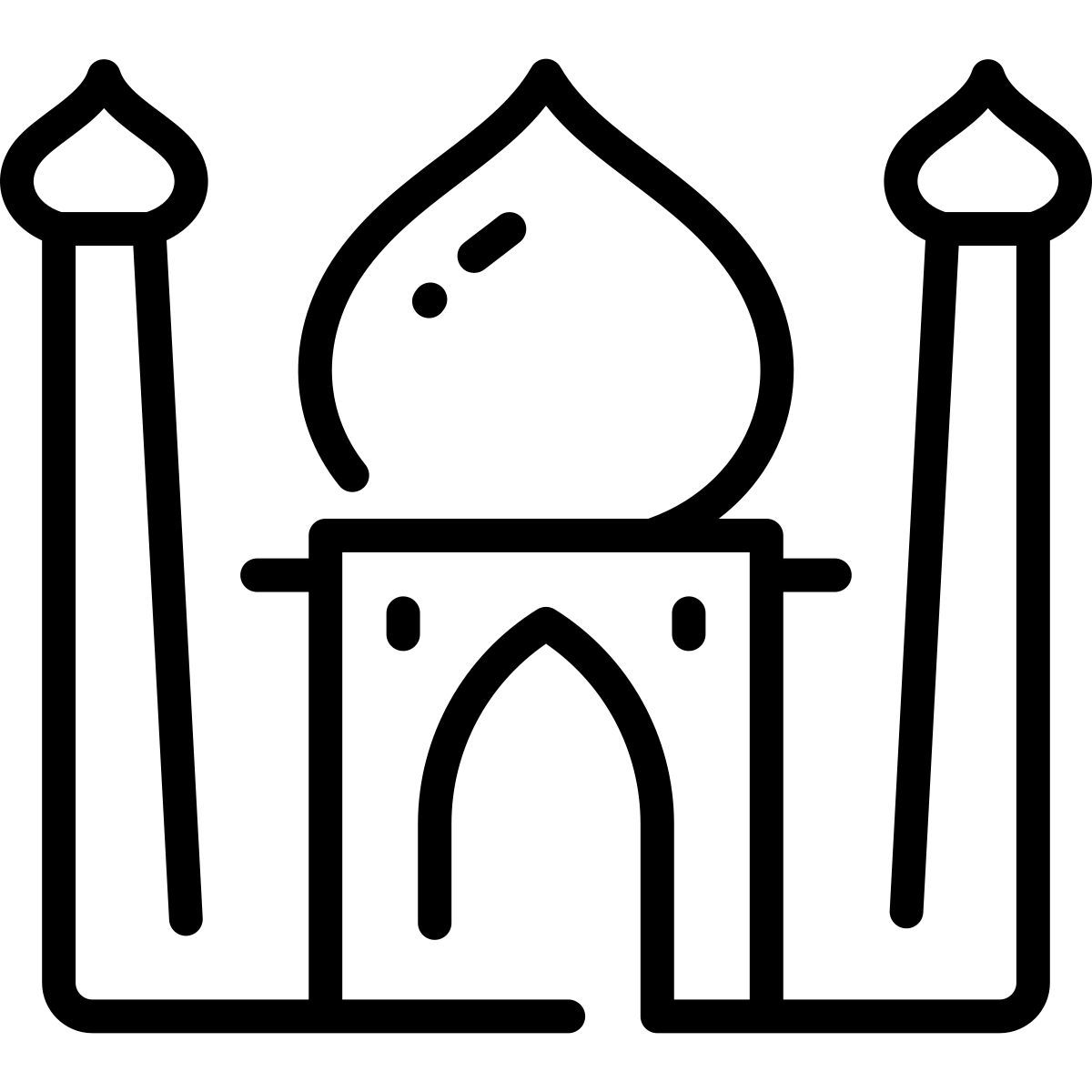 taj mahal icon