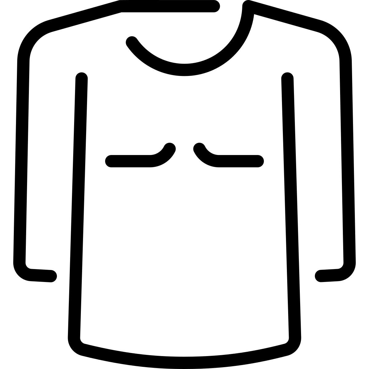 thermal shirt icon