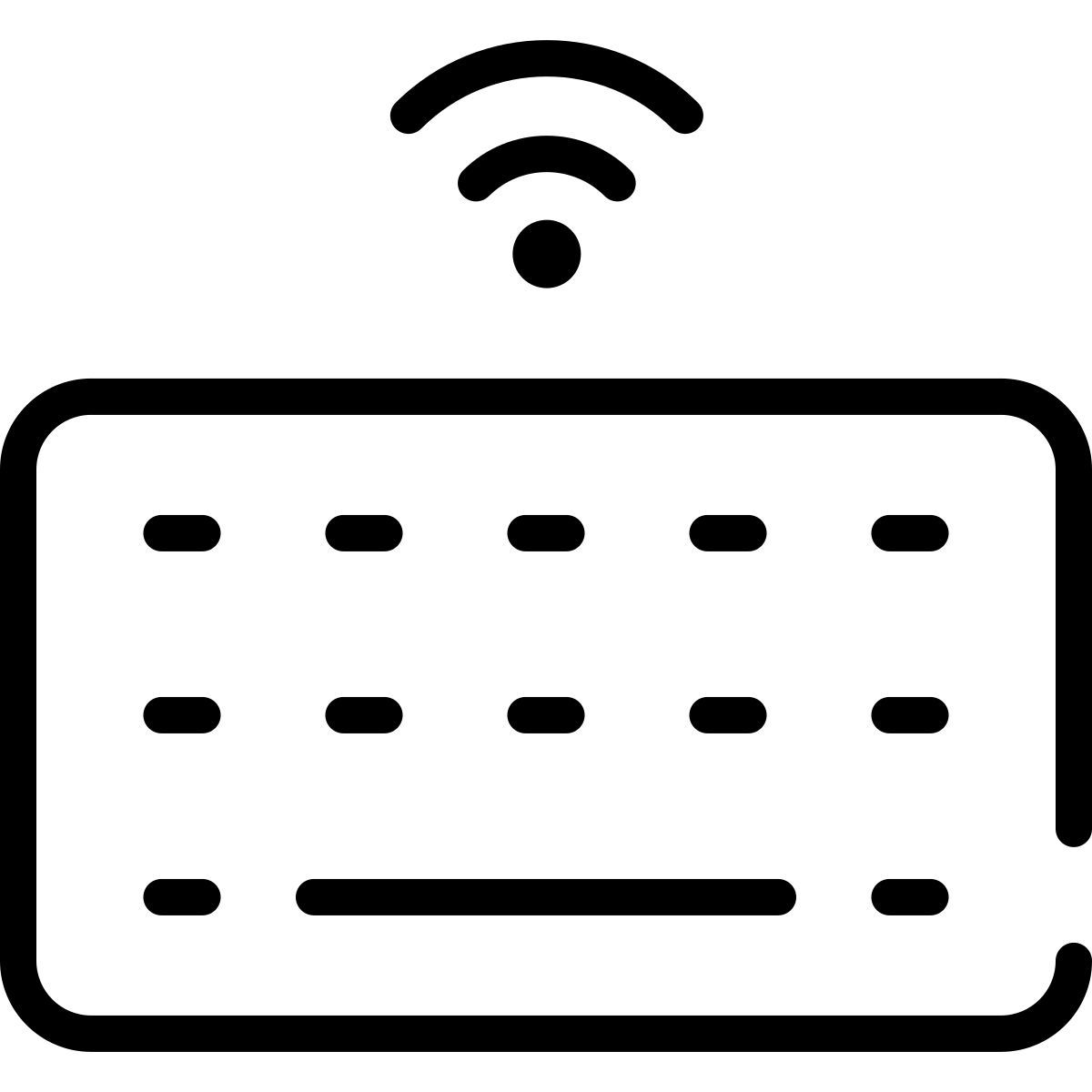 teclado sem fio icon