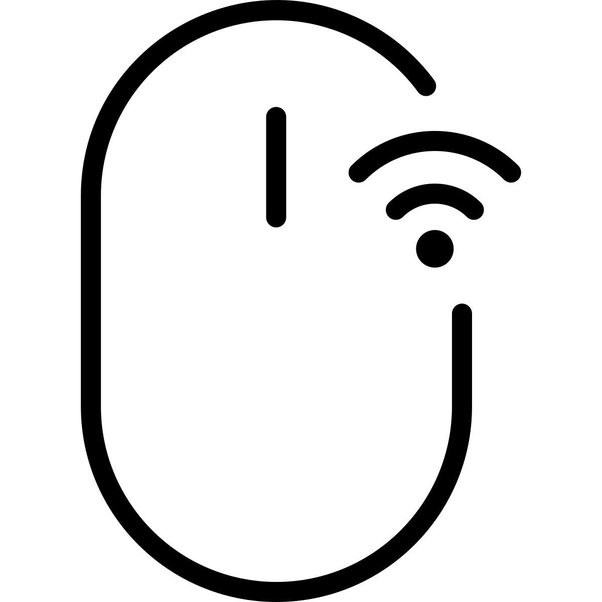 ratón inalámbrico icon