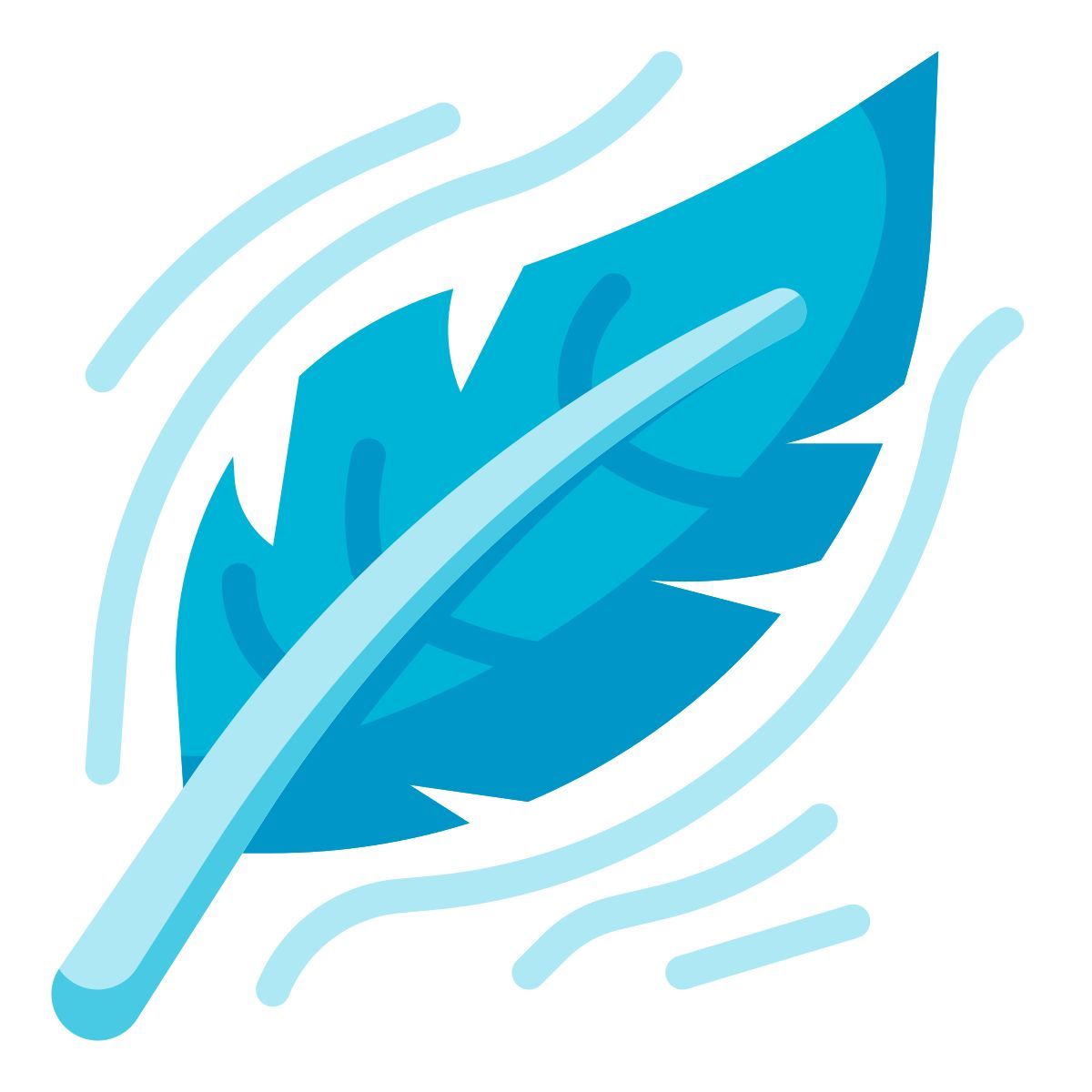 gefüllte feder icon