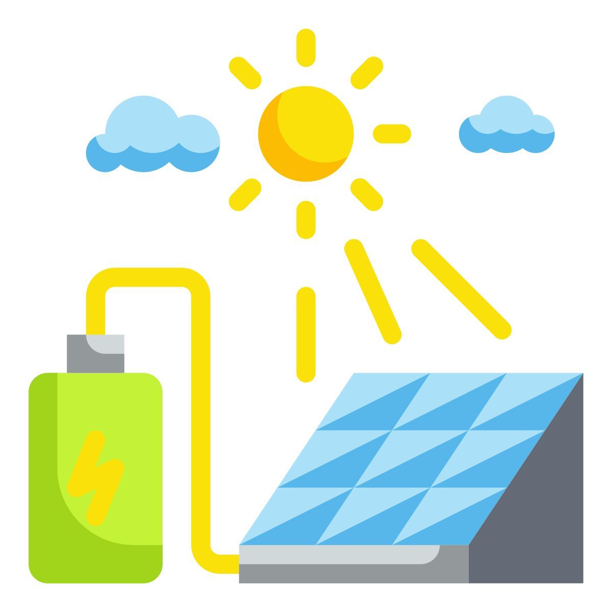 cella solare icon