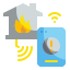 external alert-smart-home-wanicon-flat-wanicon icon