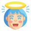 external angel-emoji-wanicon-flat-wanicon icon