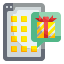 external application-gift-box-wanicon-flat-wanicon icon