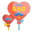 external balloon-fathers-day-wanicon-flat-wanicon icon