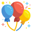 external balloons-happy-new-year-wanicon-flat-wanicon icon