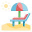 external beach-travel-wanicon-flat-wanicon icon