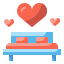 external bed-love-wanicon-flat-wanicon icon