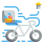external bike-food-delivery-wanicon-flat-wanicon icon