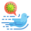 external bird-virus-transmission-wanicon-flat-wanicon icon