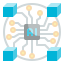 external blockchain-artificial-intelligence-wanicon-flat-wanicon icon