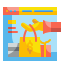 external browser-online-shopping-wanicon-flat-wanicon icon