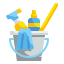 external bucket-cleaning-wanicon-flat-wanicon icon