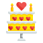 external cake-valentines-day-wanicon-flat-wanicon icon