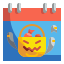 external calendar-halloween-wanicon-flat-wanicon icon