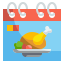 external calendar-thanksgiving-wanicon-flat-wanicon icon